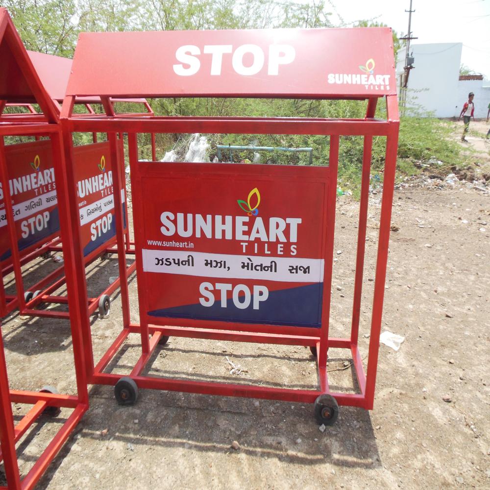 Iron Traffic Barricade