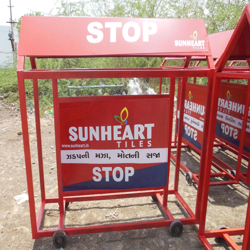 Iron Traffic Barricade