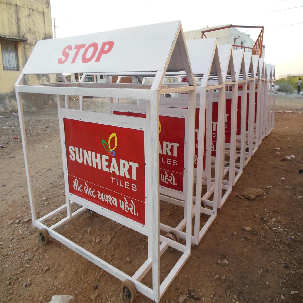 Iron Traffic Barricade