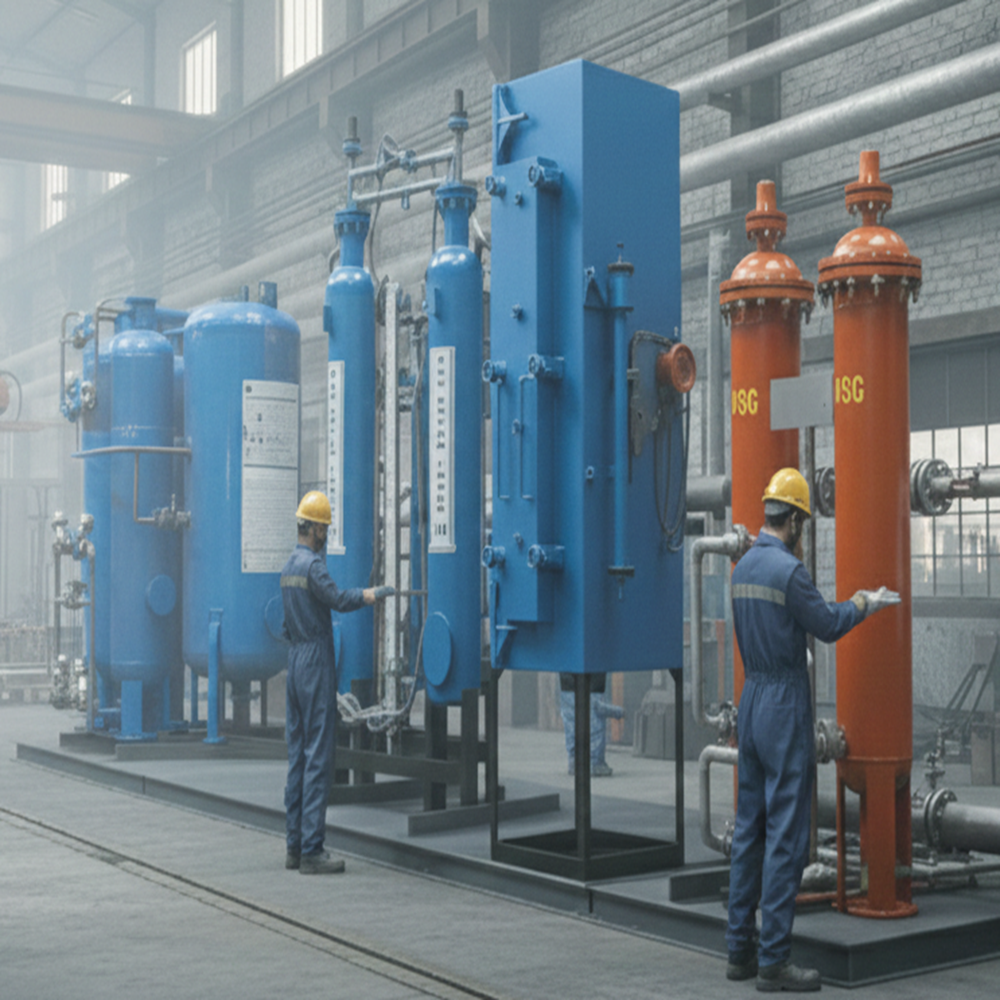 Palladium deoxo Nitrogen gas Plant (PU-DE-OXOUNIT)