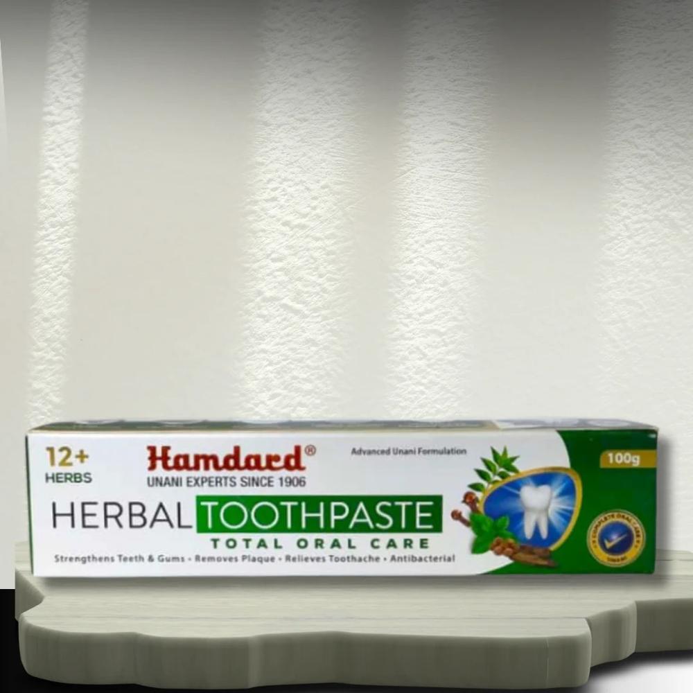 Hamdard Herbal Toothpaste Total Oral Care 100g - Storage Instructions: Store In A Cool