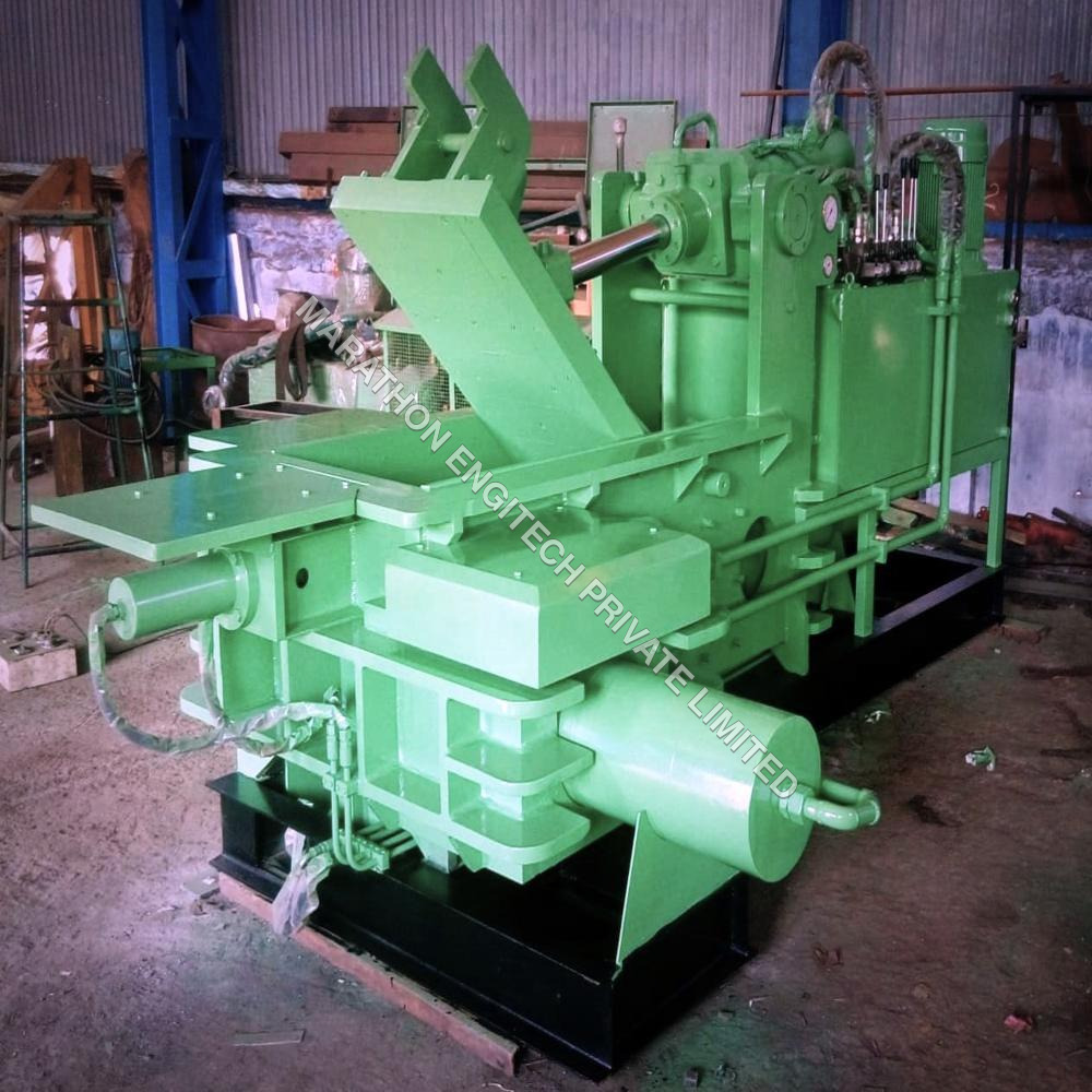 100 Ton Ms Corrugated Box Hydraulic Baling Press - Usage: Industrial