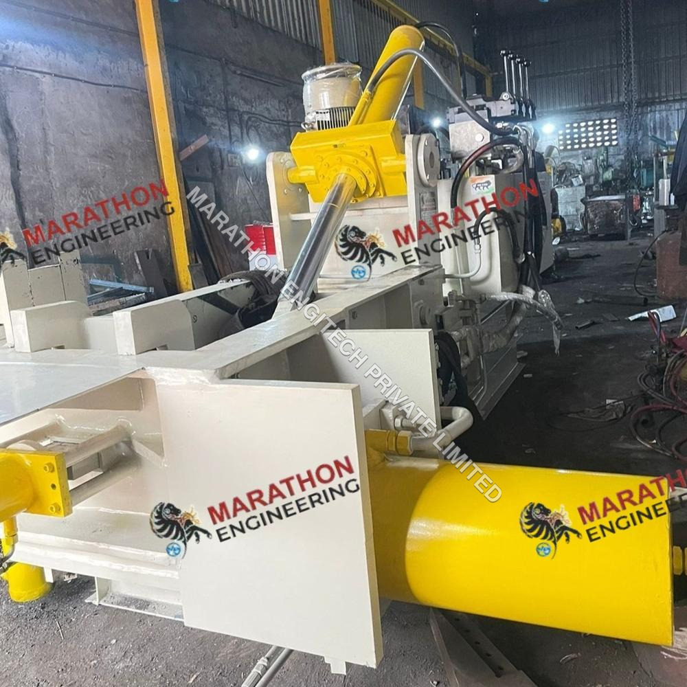 Aluminium Section Hydraulic Scrap Baling Press - Nominal Force: 120 Ton
