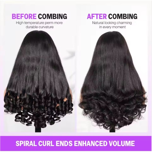 The Devote High Density 13x6 Glueless Burmese Curly Human Hair Wig | Transparent Lace Drawstring Lace Frontal Wig