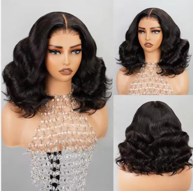 The Devote Glueless HD Lace Short Loose Body Wave Bob Wig | Brazilian Human Hair HD Lace Frontal Wig for Black Women