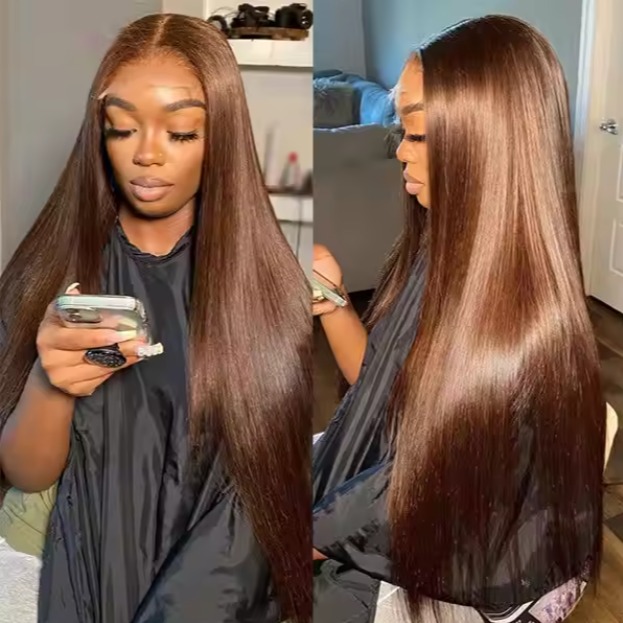 The Devote 4/27 Highlight Glueless HD Lace Frontal Body Wave Wig | 6x5 Lace Closure Salon Quality Human Hair Wig