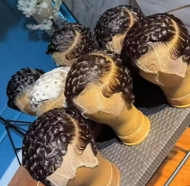 The Devote Indian Virgin Short Pixie Cut Human Hair Wig | 13x4 HD Transparent Lace Frontal Wig