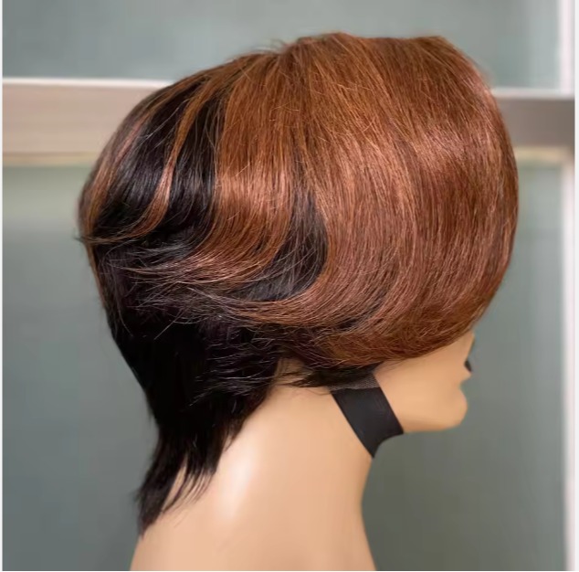 The Devote Indian Virgin Short Pixie Cut Human Hair Wig | 13x4 HD Transparent Lace Frontal Wig