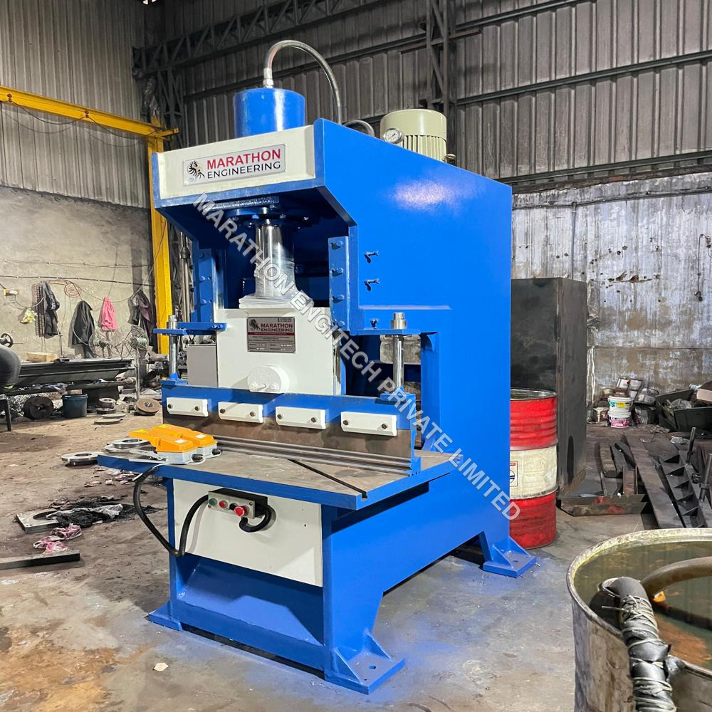 Hydraulic C-Type Sheet Bending Machine - Bend Radius: 100 Millimeter (Mm)