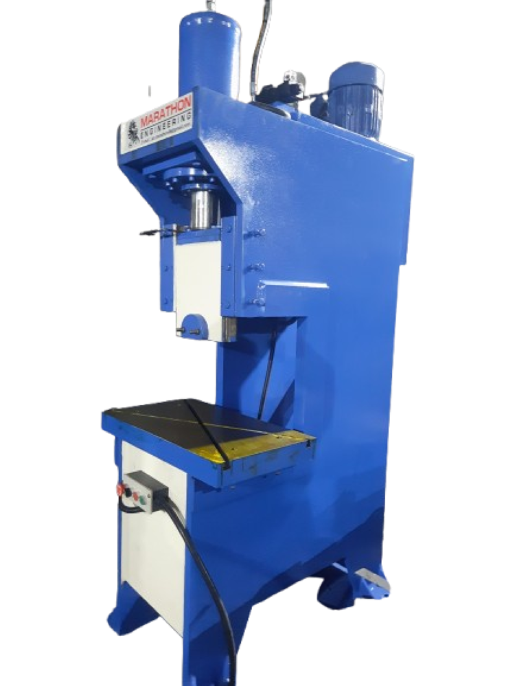 C Type Hydraulic Press - Color: Red