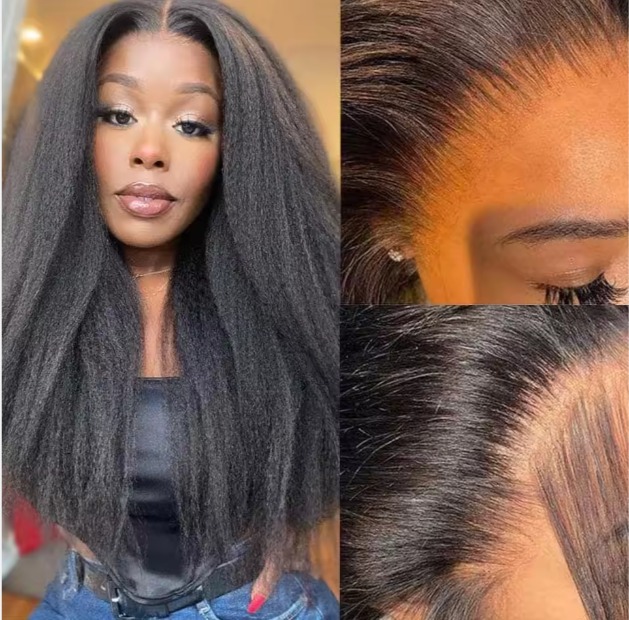 The Devote 13x4 / 13x6 HD Transparent Lace Wig | Brazilian Kinky Straight Human Hair Lace Front Wig