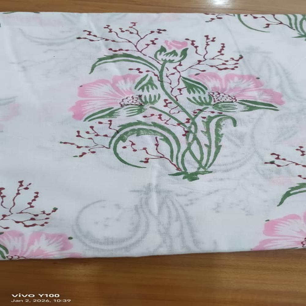 Hand Block Printed Cotton Fabric
