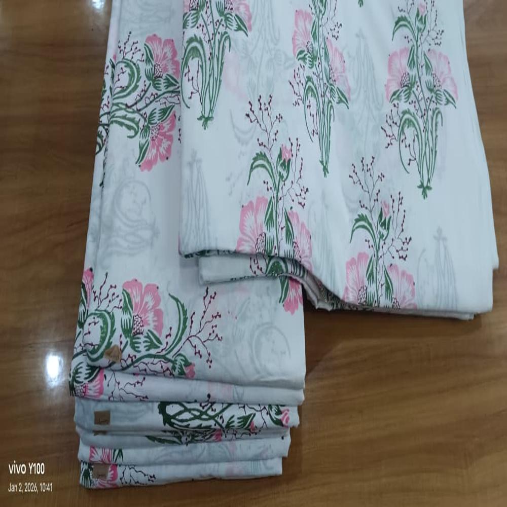 Hand Block Printed Cotton Fabric