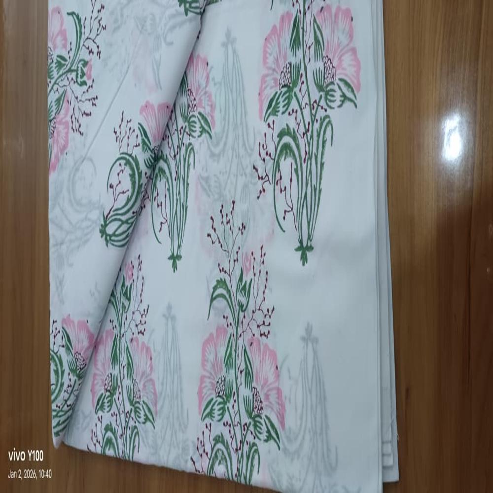 Hand Block Printed Cotton Fabric