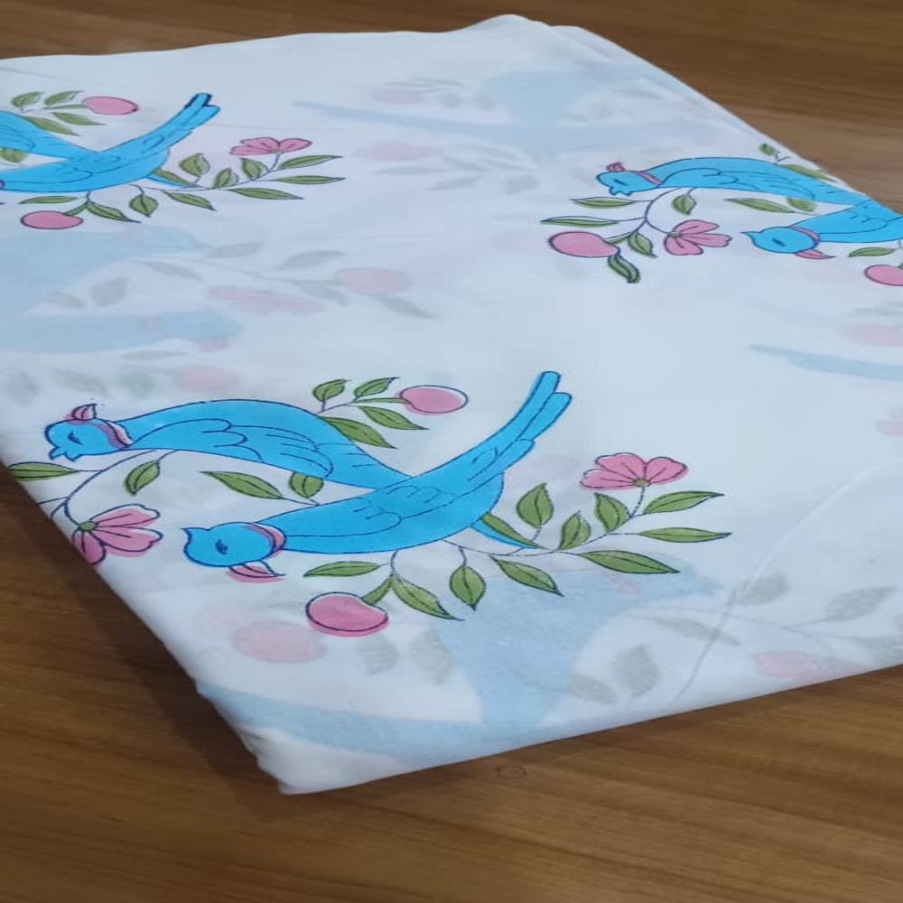 Block Printed Fabric - Attributes: Washable
