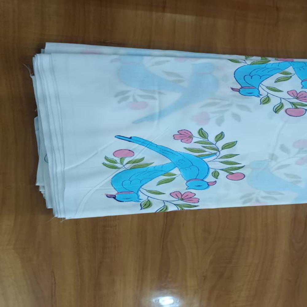 Block Printed Fabric - Attributes: Washable