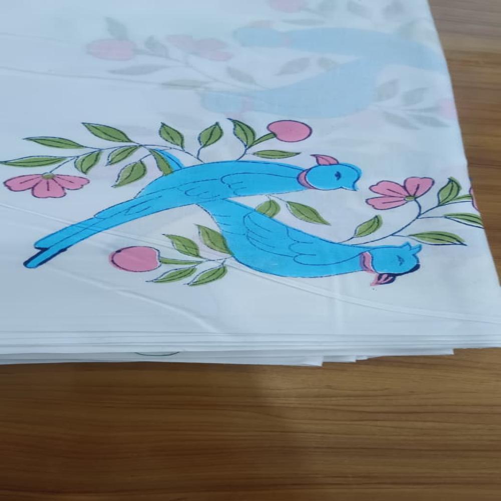 Block Printed Fabric - Attributes: Washable