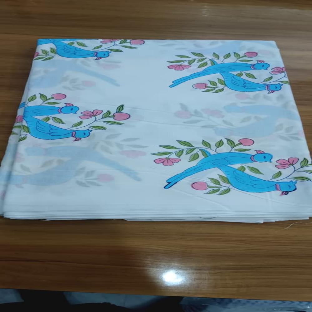 Block Printed Fabric - Attributes: Washable