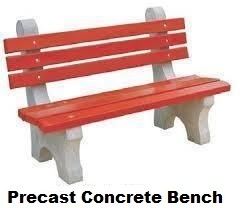 RCC Precast Concrete Bench