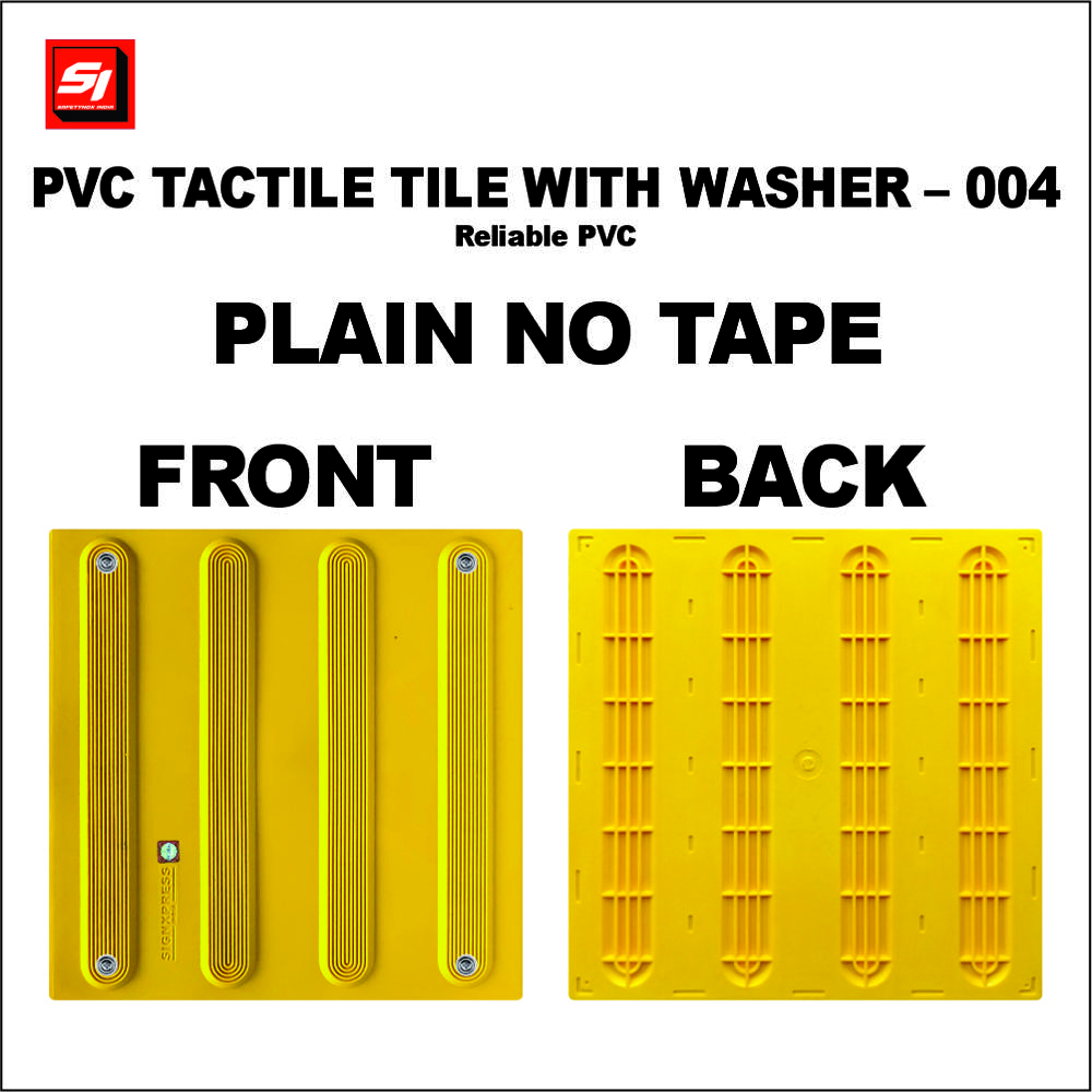 PVC Tactile with Washer Plain 004