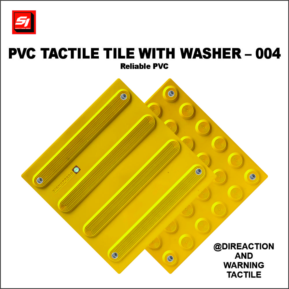 PVC Tactile with Washer Plain 004