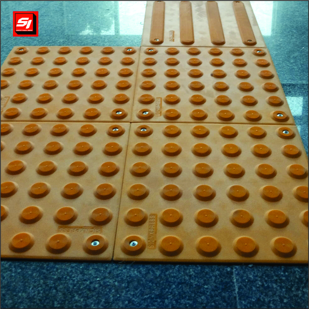 ABS Tactile Tile 7MM With Washer Plain 005