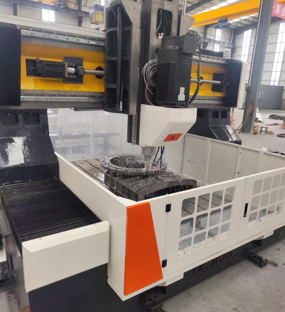 250mm Thickness CNC Gantry Metal Plate Steel Drilling Machine 22/30KW Servo Spindle Motor Power
