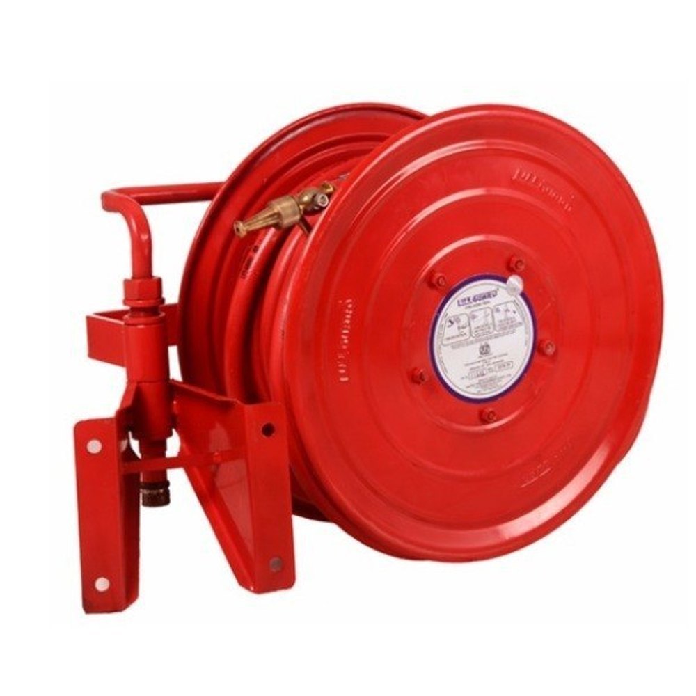Fire Safety Hose Reel Drum - Color: Red