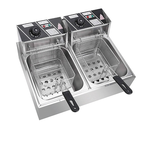 Electric-Gas Fryer Double