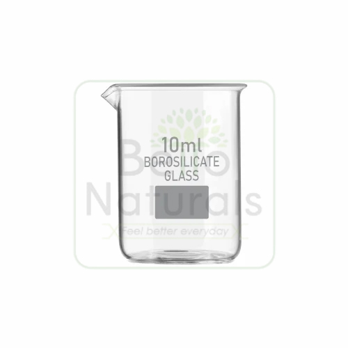 10Ml Bello Borosilicate 3.3 Glass Beaker With Graduation Marks - Color: Transparent