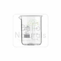 50ml Bello Borosilicate 3.3 Glass Beaker With Graduation Marks - Color: Transparent