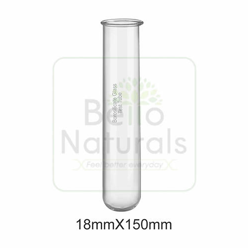 18X150mm Transparent Borosilicate Glass Test Tube