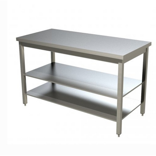 Work Table With Two Shelves