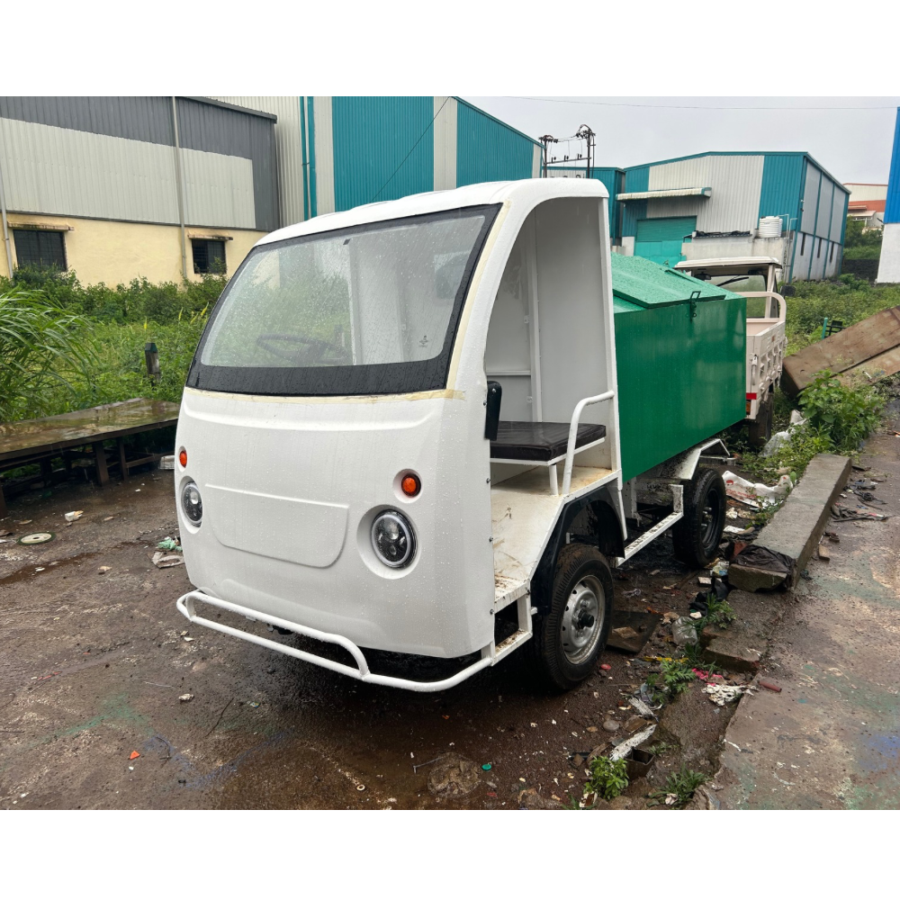 4 Wheeler Electric Garbage Loader