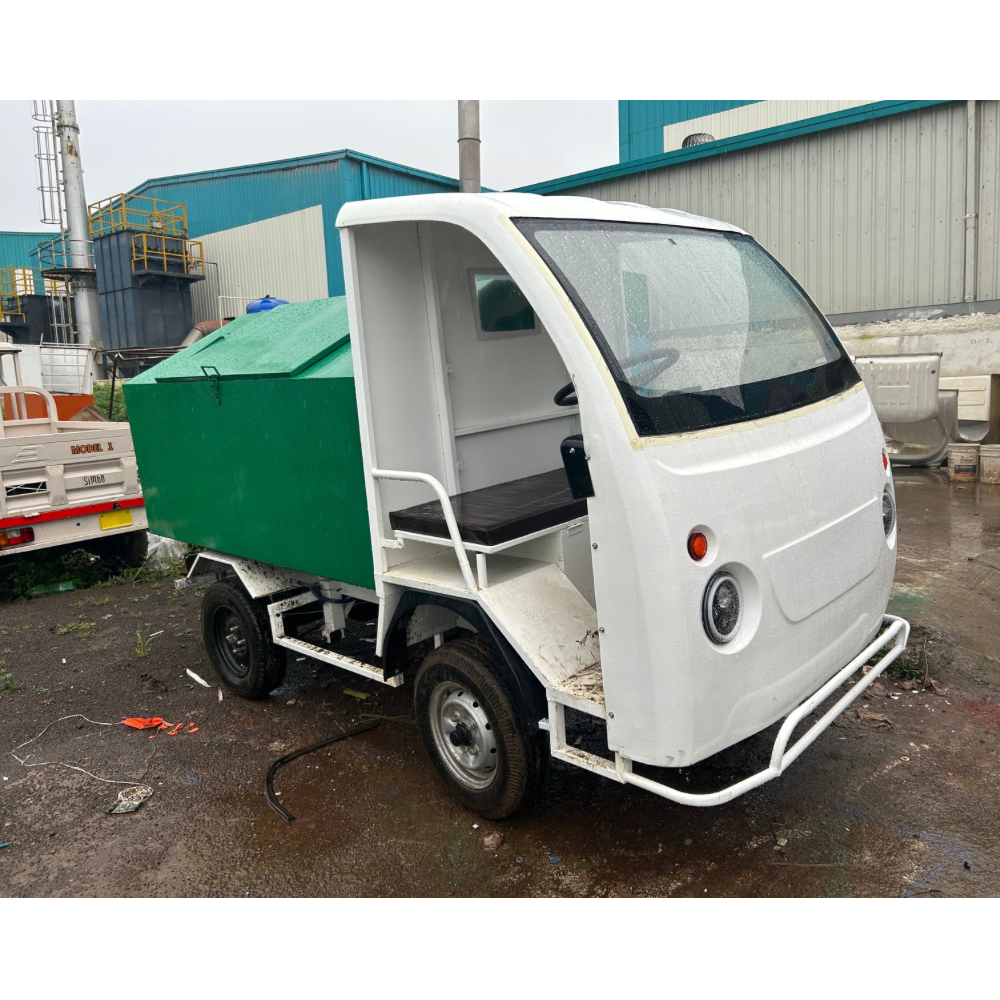 4 Wheeler Electric Garbage Loader