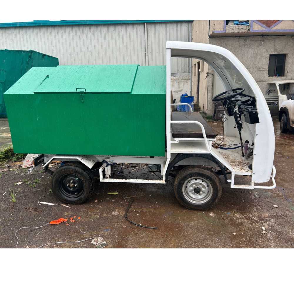 4 Wheeler Electric Garbage Loader