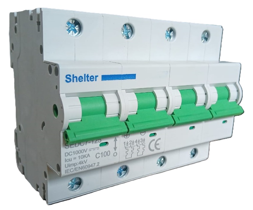 Shelter Fp 125a 1000v Dc Mcb - Features: Fast Tripping