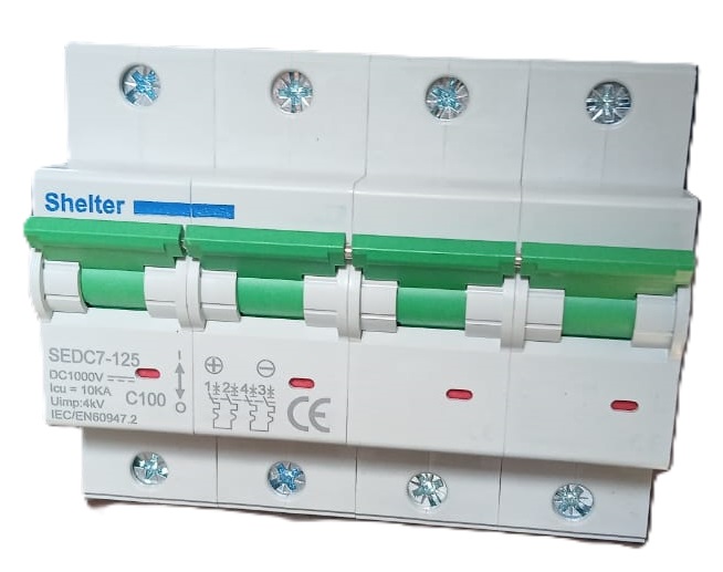 Shelter FP 125A 1000V DC MCB