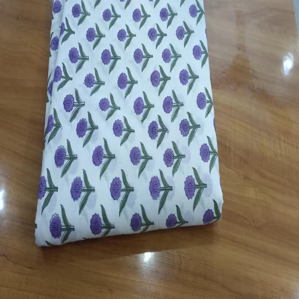 Beautiful Hand Block printed Cotton Fabric