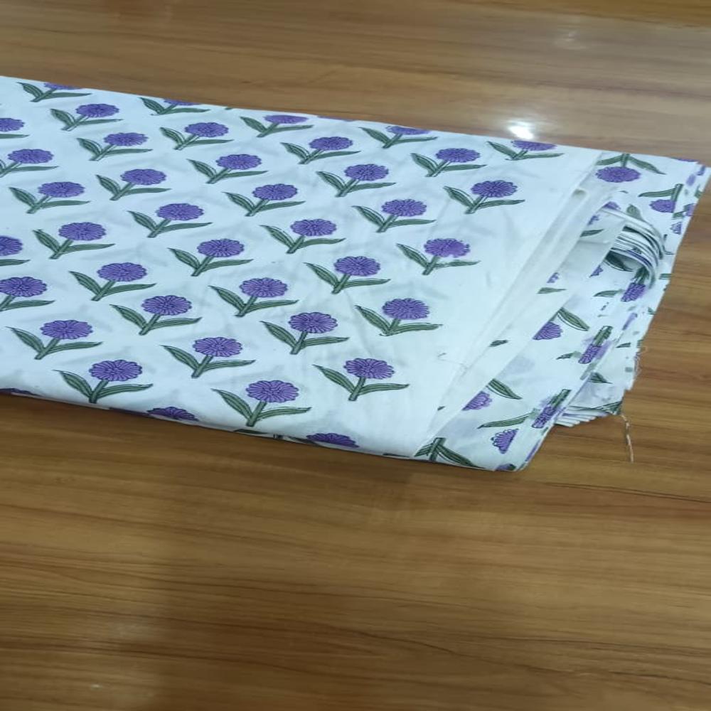 Beautiful Hand Block printed Cotton Fabric