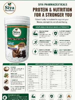 Whey Protein - Application: Daily Nutritional Supplementation  Supports:  Energy And Stamina  Muscle Nourishment  Balanced Diet Completion  General Wellness  Suitable For:  Adults  Active Individuals  Elderly Nutrition Support  Recovery Nutrition