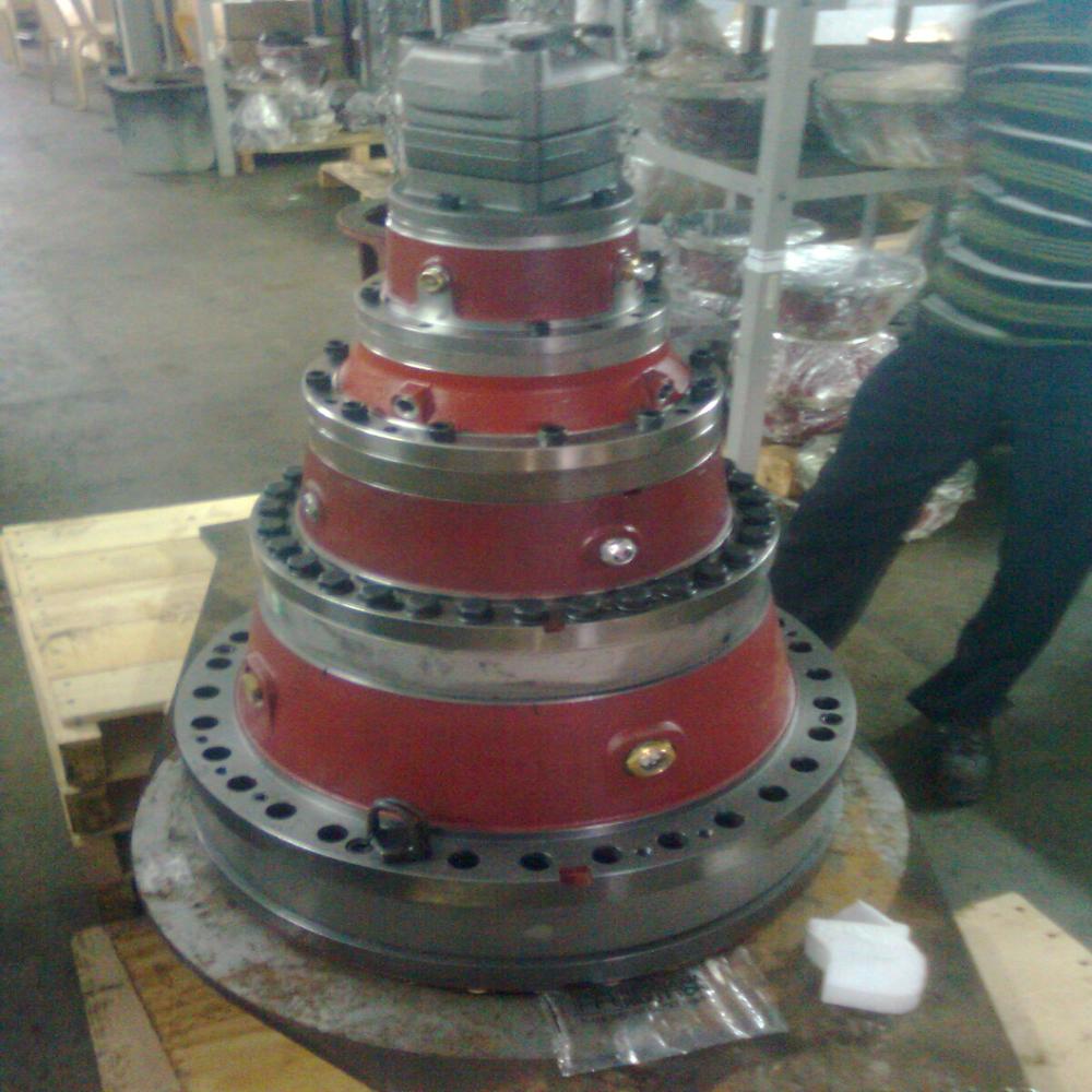 Planetary Shaft Gearbox - Color: White