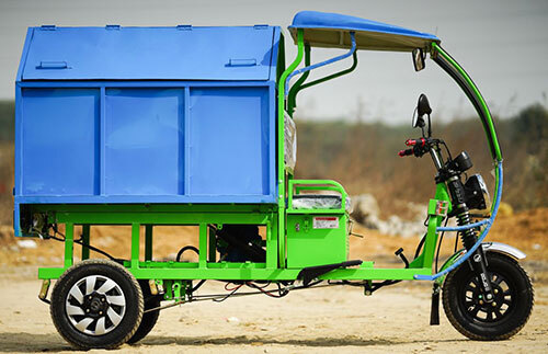 E-Garbage E-Cart - Battery Life: 2-5 Years