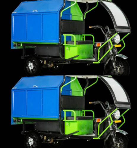 E-garbage E-cart - Battery Life: 2-5 Years
