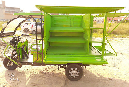 Vegetable E-Cart - Battery Life: 2-5 Years