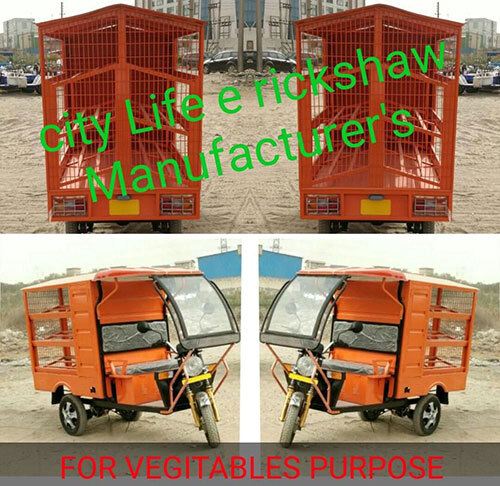 3 Wheeler E-Loader Rickshaw For Every Business Sector - Battery Life: 2-5 Years