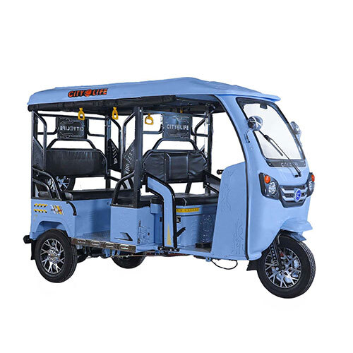 6p Ride Model In Passenger E-Rickshaw In Lithium And Lead Acid Batteries