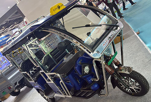 Li-eco Model In Lithiu Ion Battery Passenger E-Rickshaw