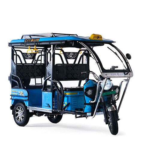 L-prima Model In Lithium Ion Battery Passenger E-Rickshaw