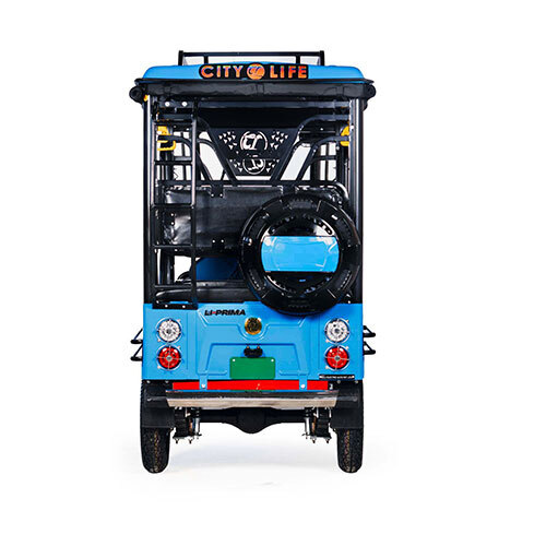 L-prima Model In Lithium Ion Battery Passenger E-Rickshaw